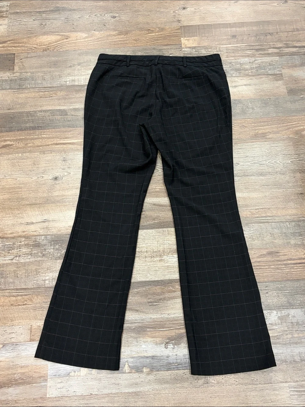 New York & Co 7th Ave Dress Pants Sz 12 Set of 3 Check Print Work Career Office